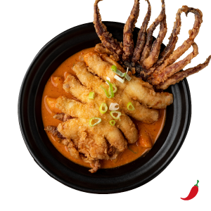 起司玫瑰醬魷魚年糕